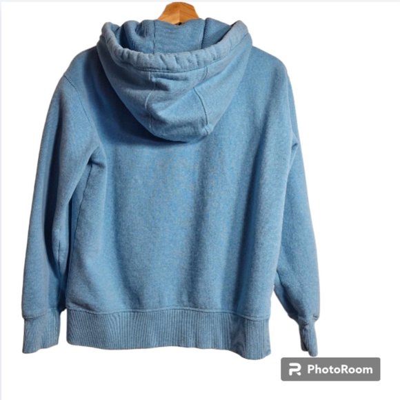 Fat Face Sky Blue Hooded Sweatshirt Full Zipper Closure Size XS - Picture 5 of 10